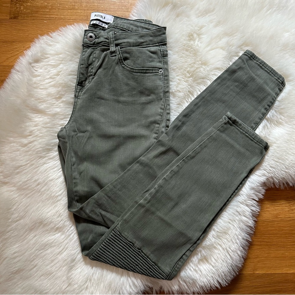 ☾ PISTOLA moto jeans
